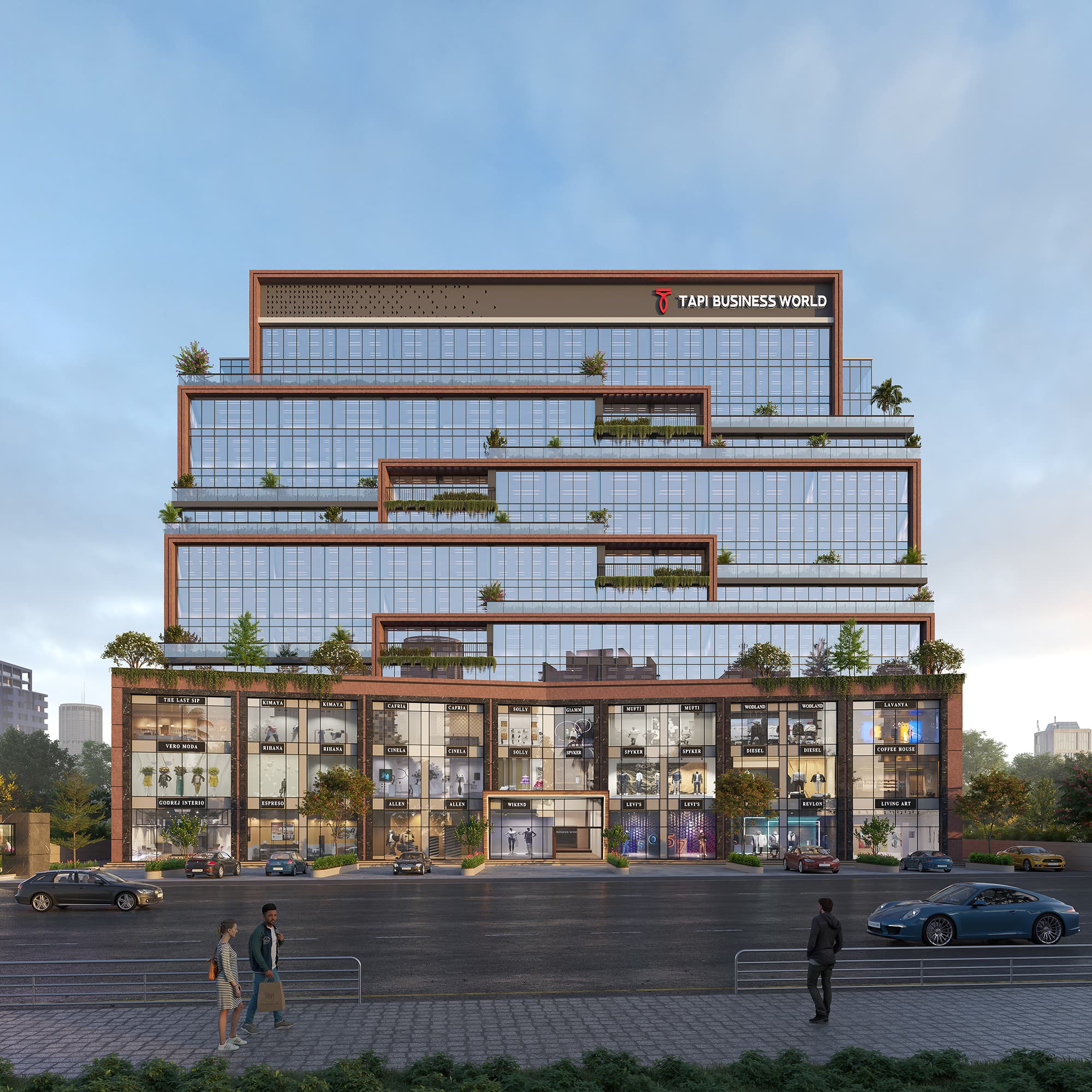 Tapi Business World — Exterior